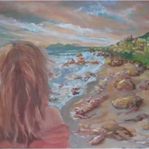 Original South African Seascape in Oil – Mornings in Muizenberg
