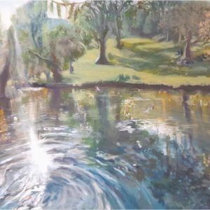 Original South African Oil Painting – " Wynberg Park , Cape Town "
